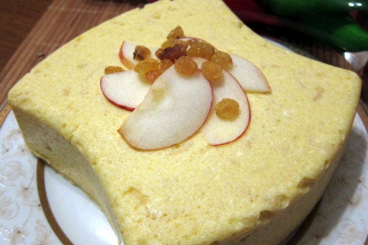 Творожная запеканка на пару