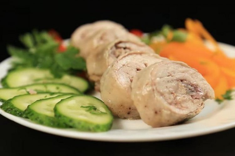 Куриные рулеты на пару